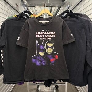 Crazy Vintage 90's Wild Oats Batman and Robin Dc Comics Promo Tee
